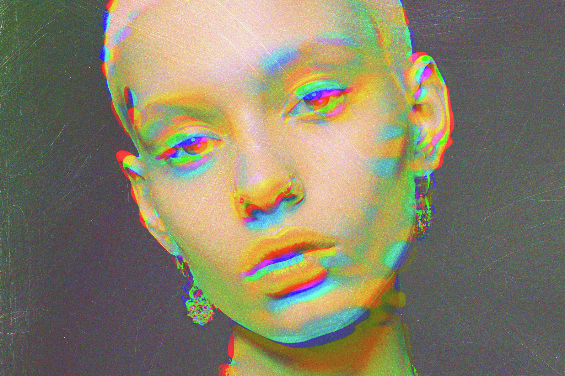 Retro Anaglyph Photo Effect 6