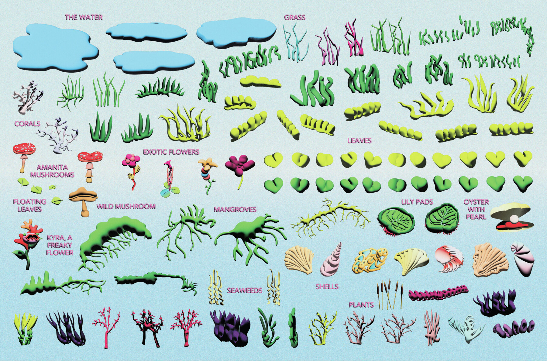 Outdoor 3D Characters 6