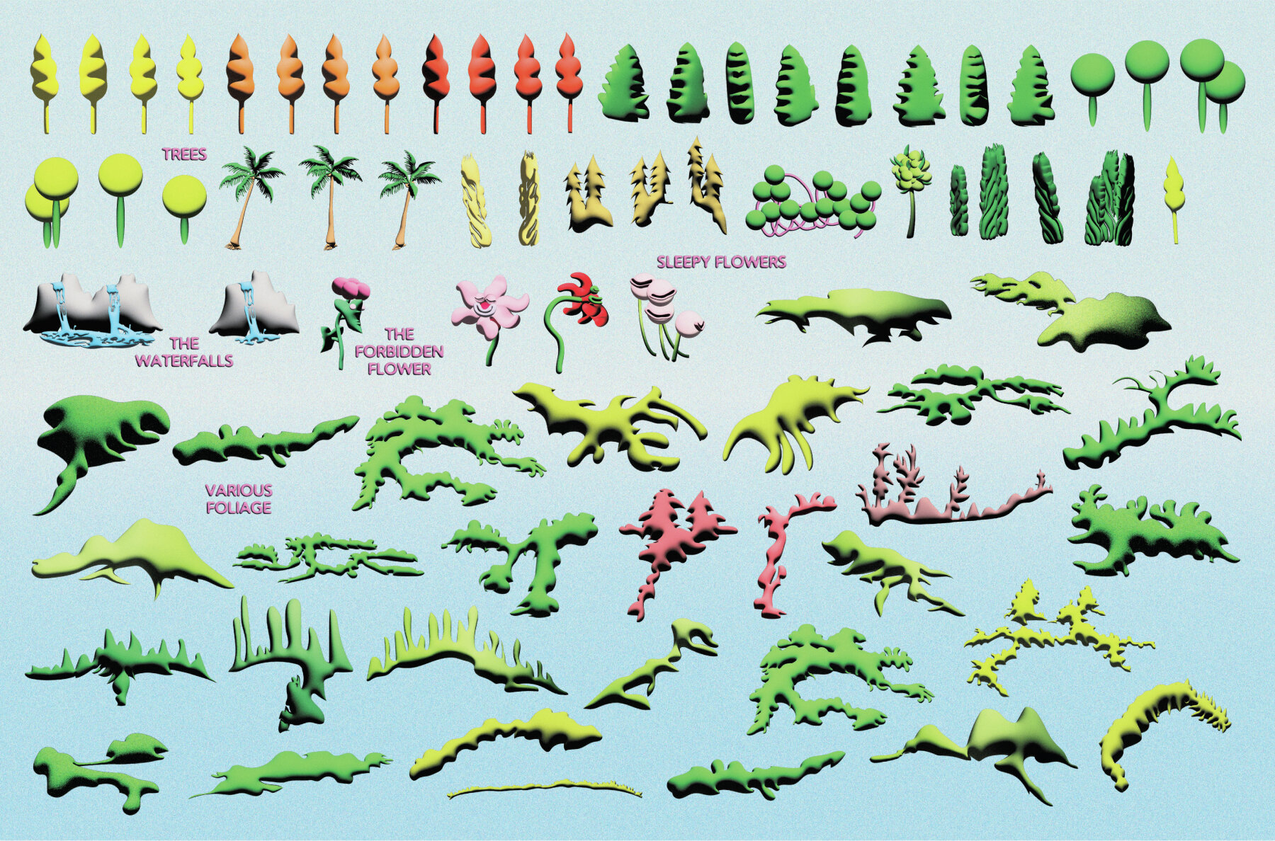 Outdoor 3D Characters 7