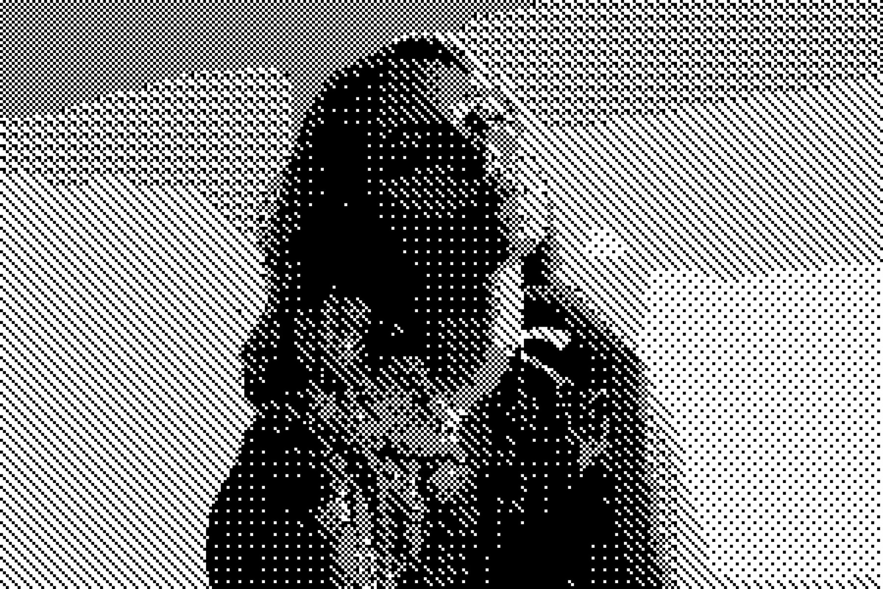 Dithering Bitmap Photo Effect 4