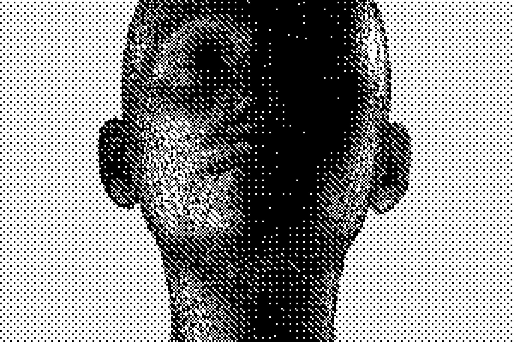 Dithering Bitmap Photo Effect 6