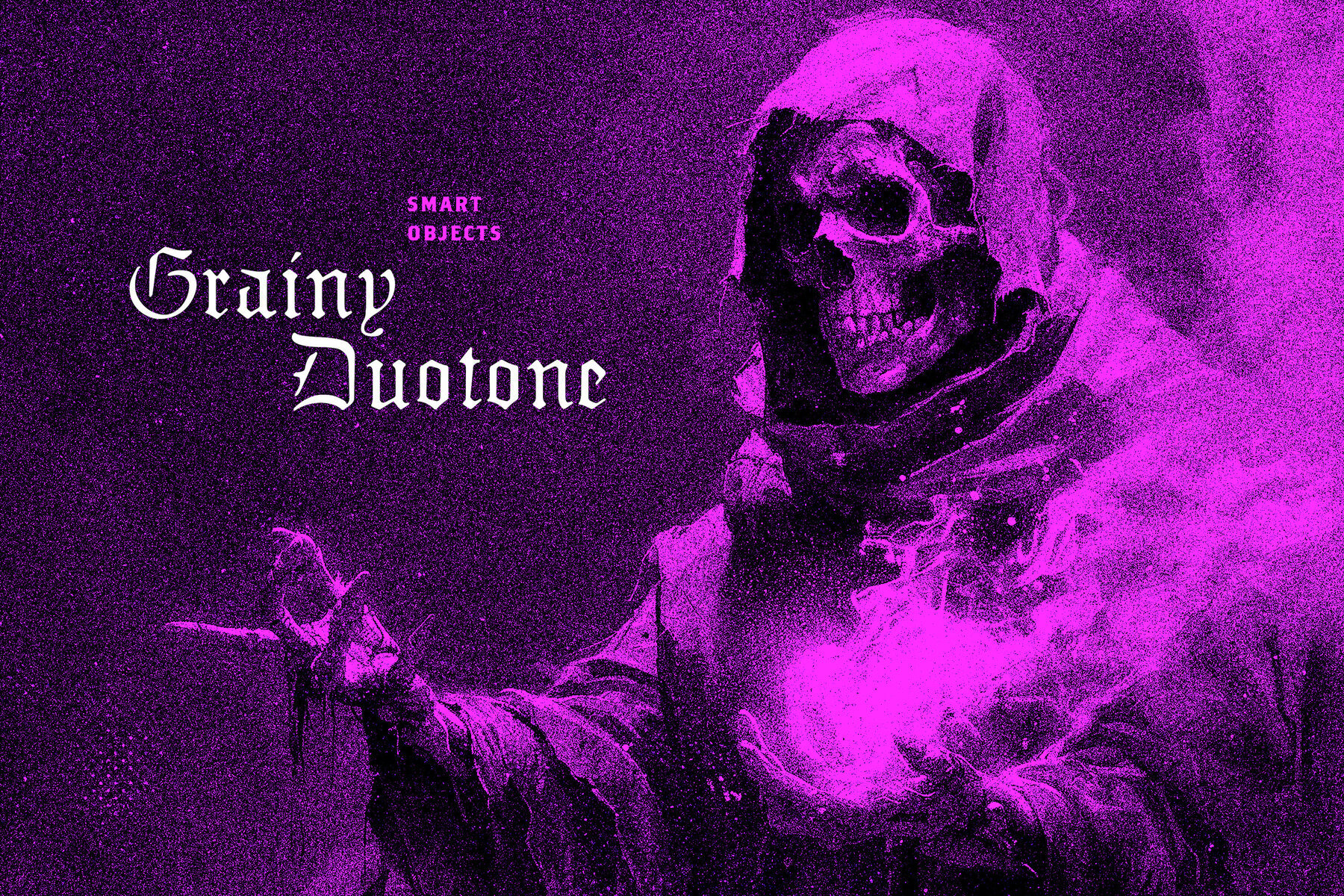 Grainy Duotone Photo Effect 1