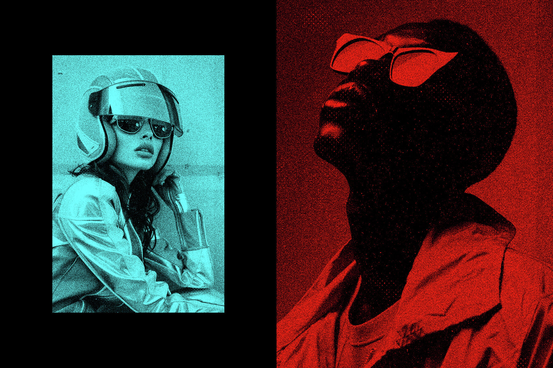 Grainy Duotone Photo Effect 4