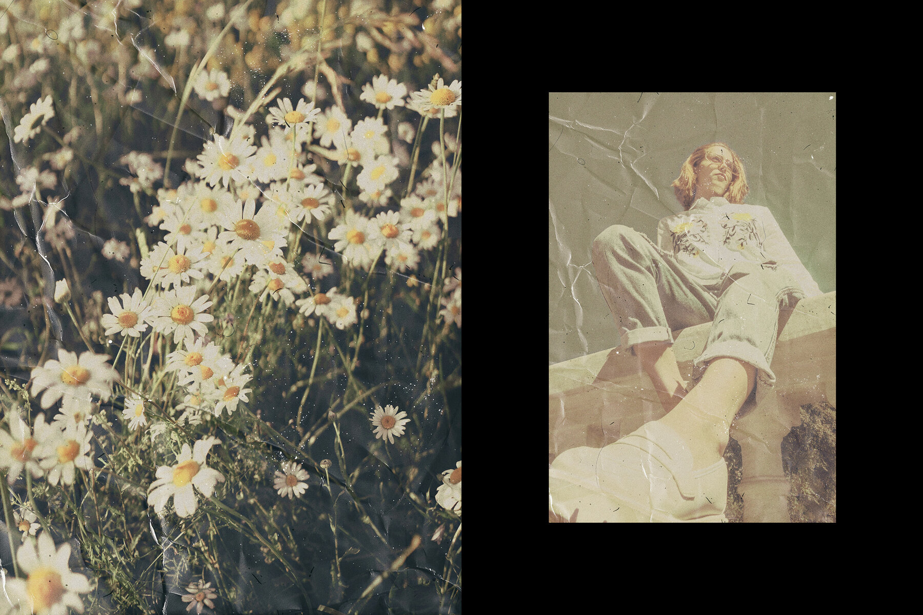 Retro Crumpled Paper Photo Effect 3