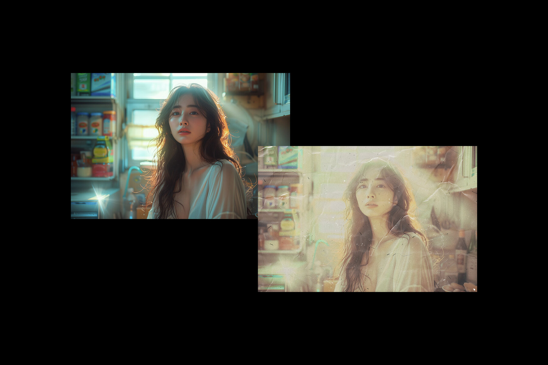 Retro Crumpled Paper Photo Effect 8