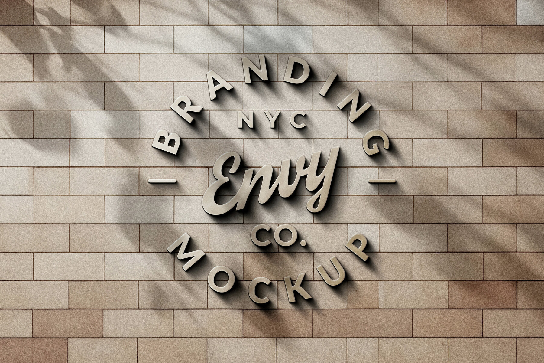 Metallic Sign Mockups 4