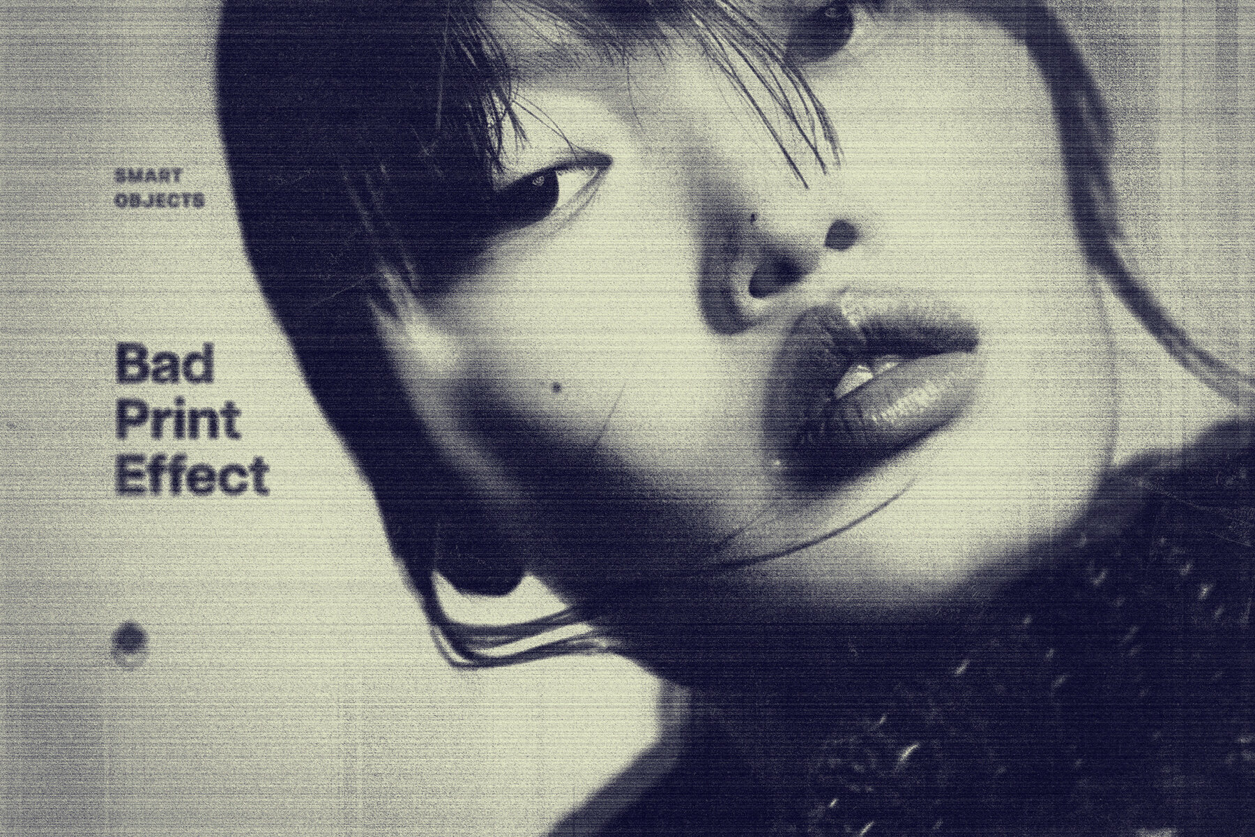 Bad Copy Print Photo Effect 1