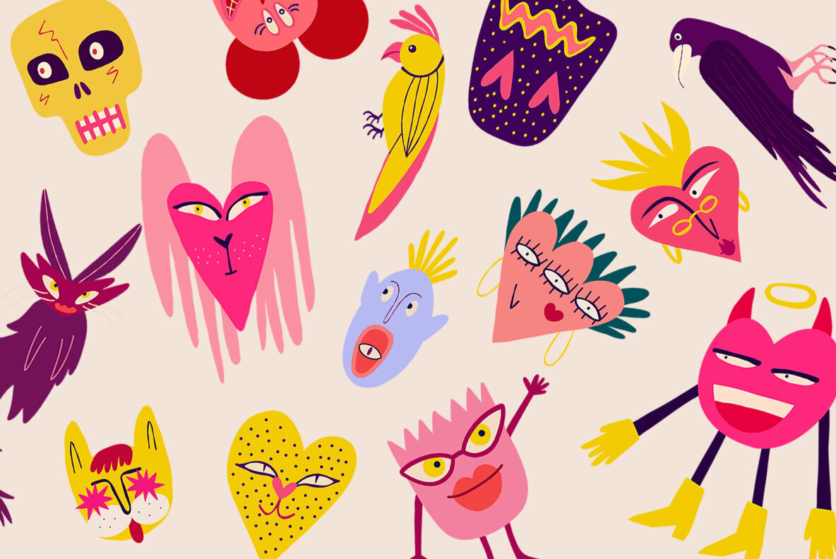 Halloween monsters and characters Graphic Bundle 3