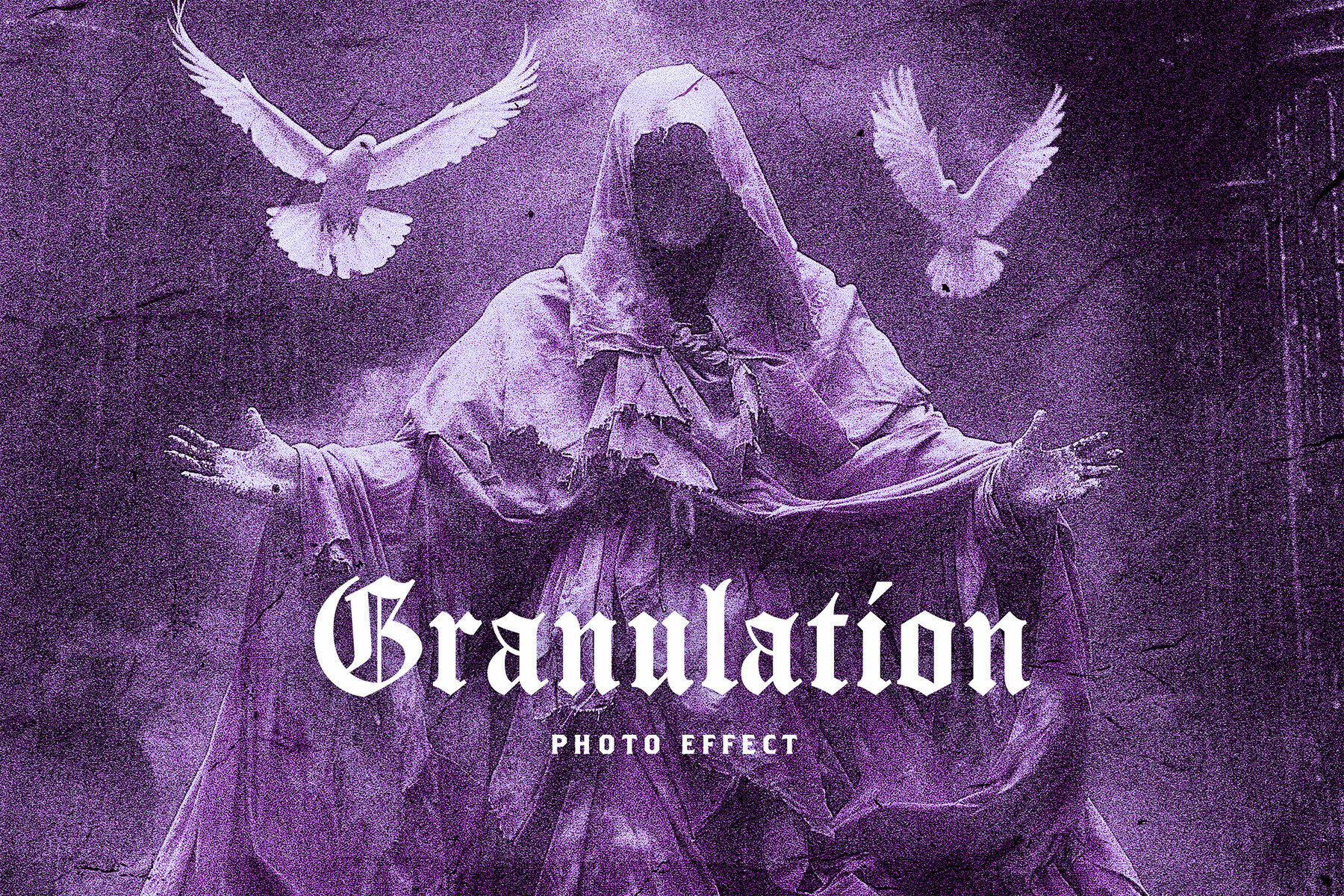 Graphic Granulation Photo Effect 1