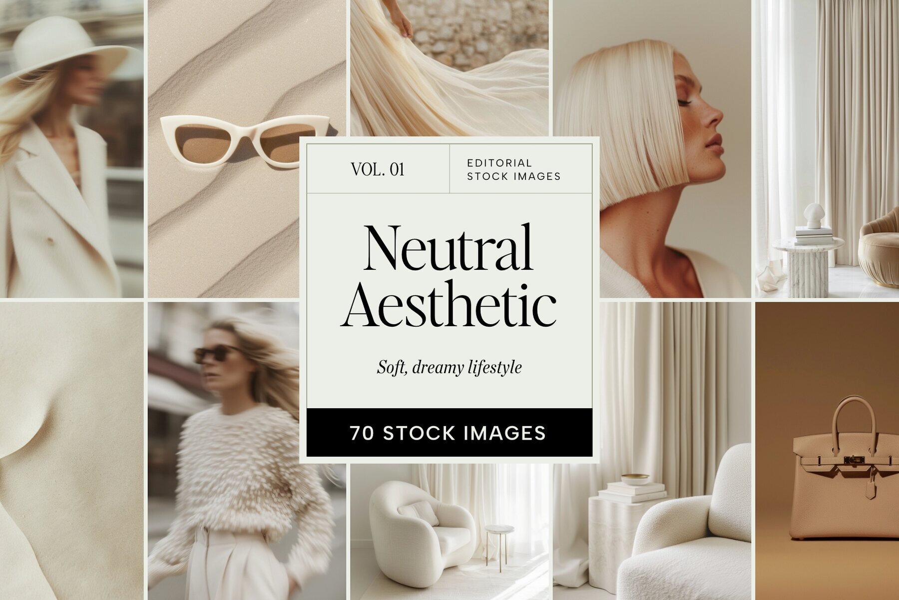 Neutral Beige Editorial  Stock Images 1
