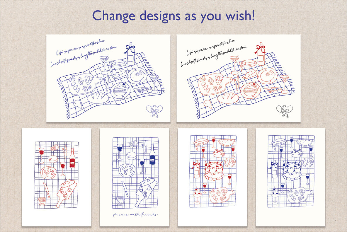 Picnic Party Hand Drawn Illustration Set 8