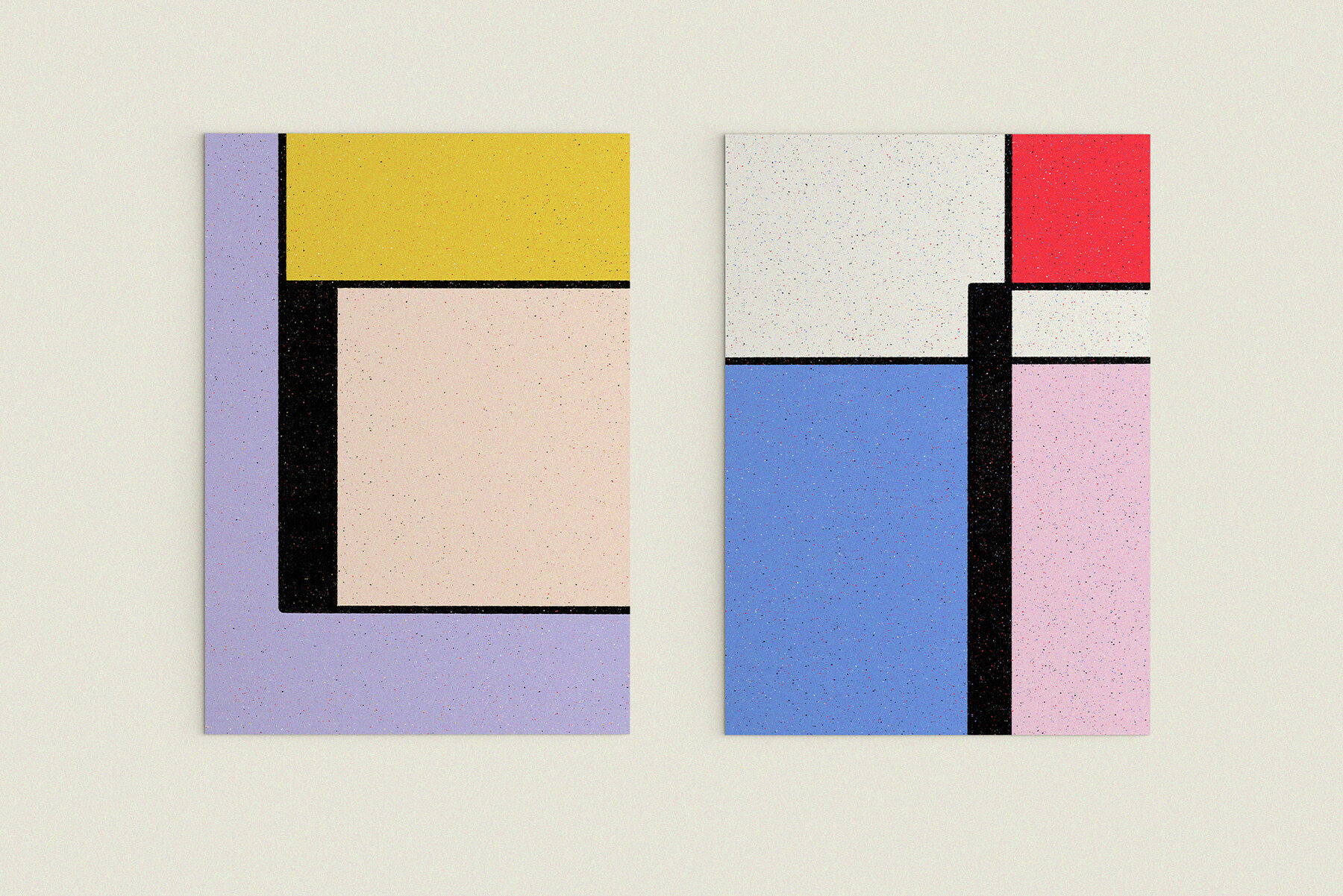 Mondrian Abstract Posters 7