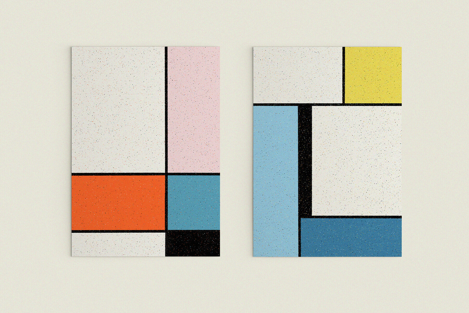 Mondrian Abstract Posters 10