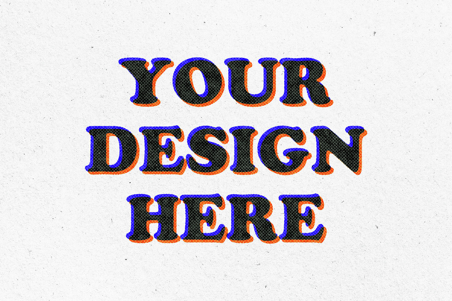 Overprint Grunge Text   Logo Effect 7