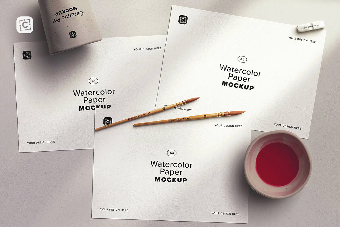 Three A4 Watercolor Paper 2