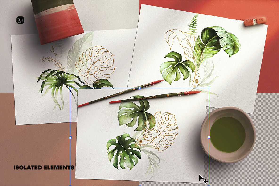 Three A4 Watercolor Paper 4