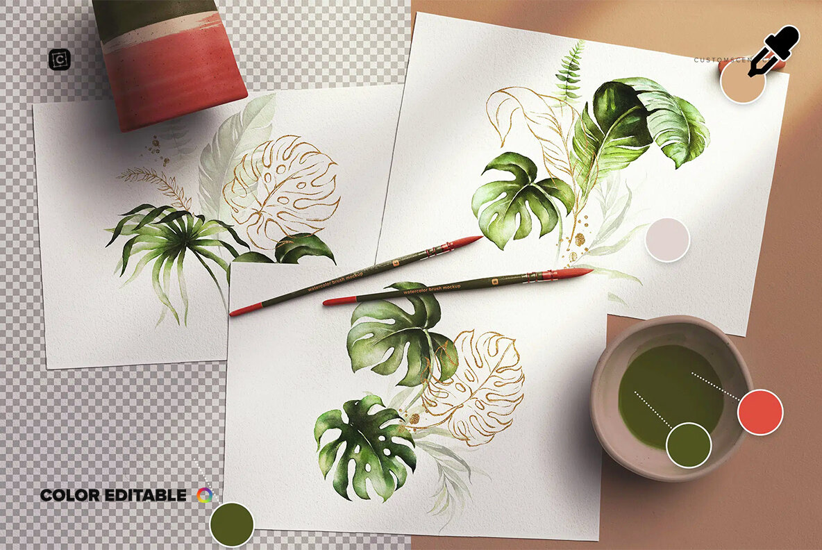 Three A4 Watercolor Paper 5