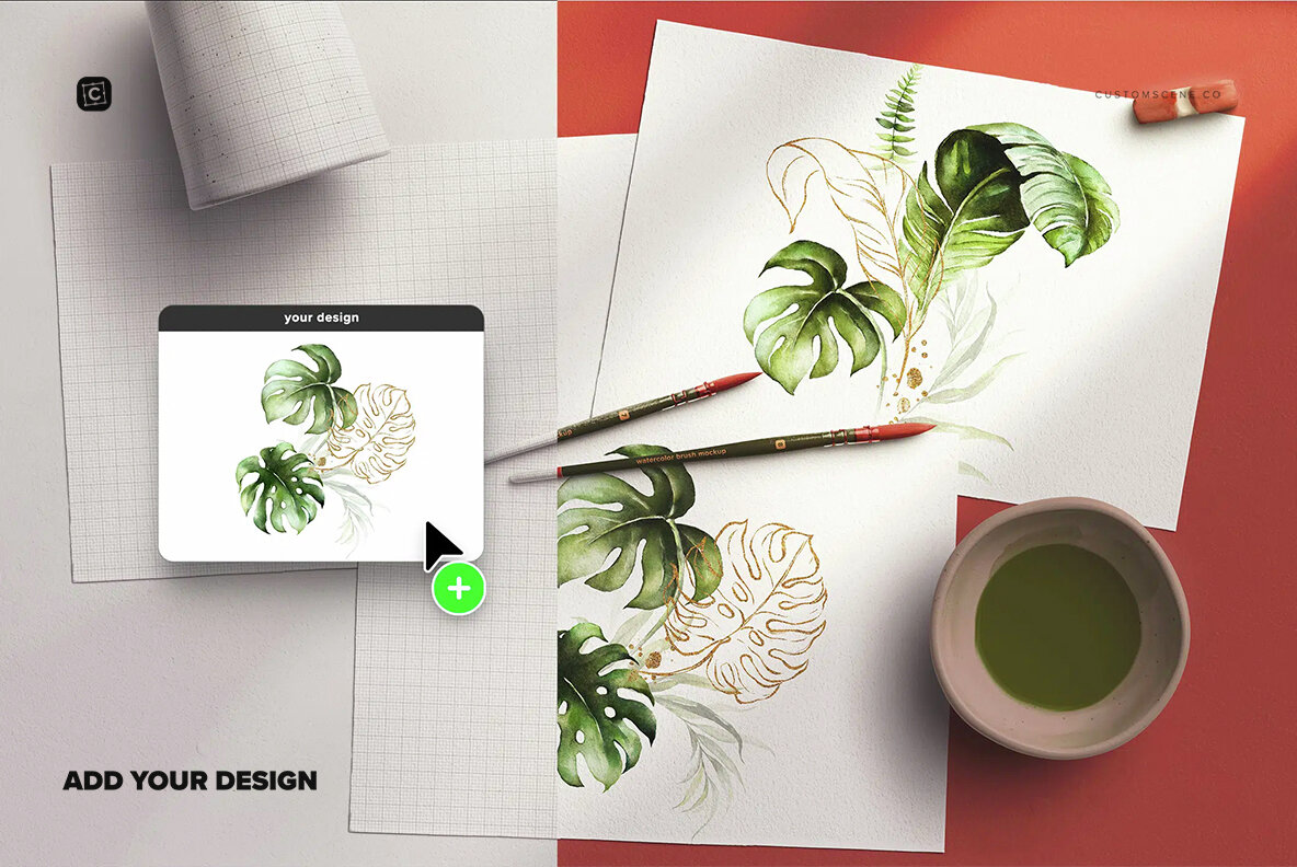 Three A4 Watercolor Paper 6