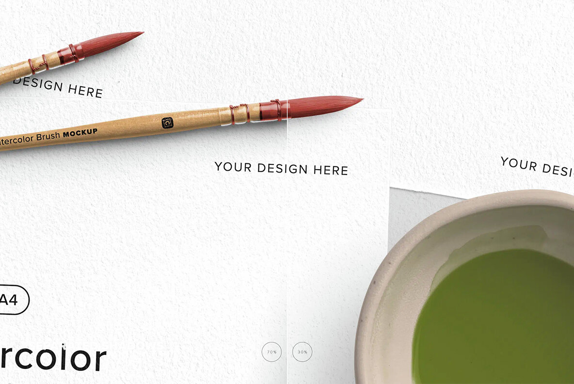 Three A4 Watercolor Paper 9