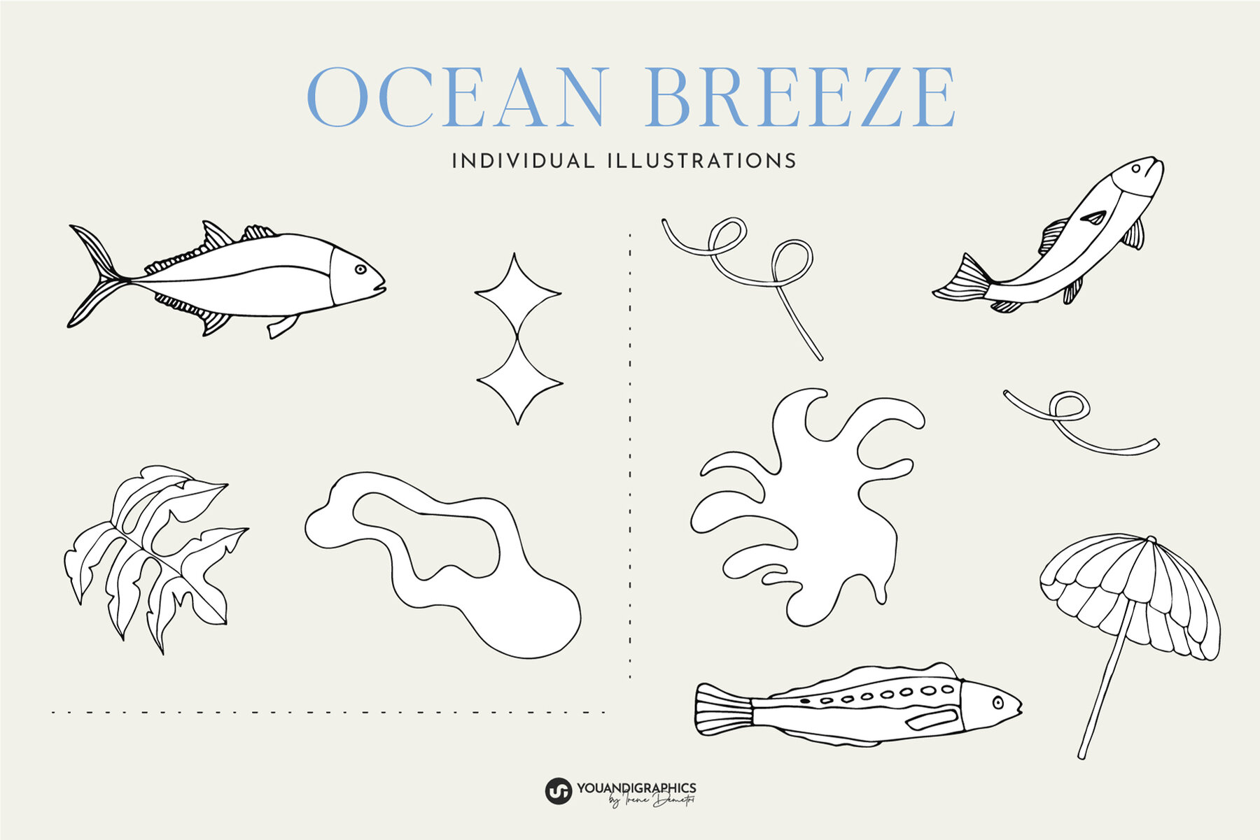 Ocean Breeze Graphics Collection 8