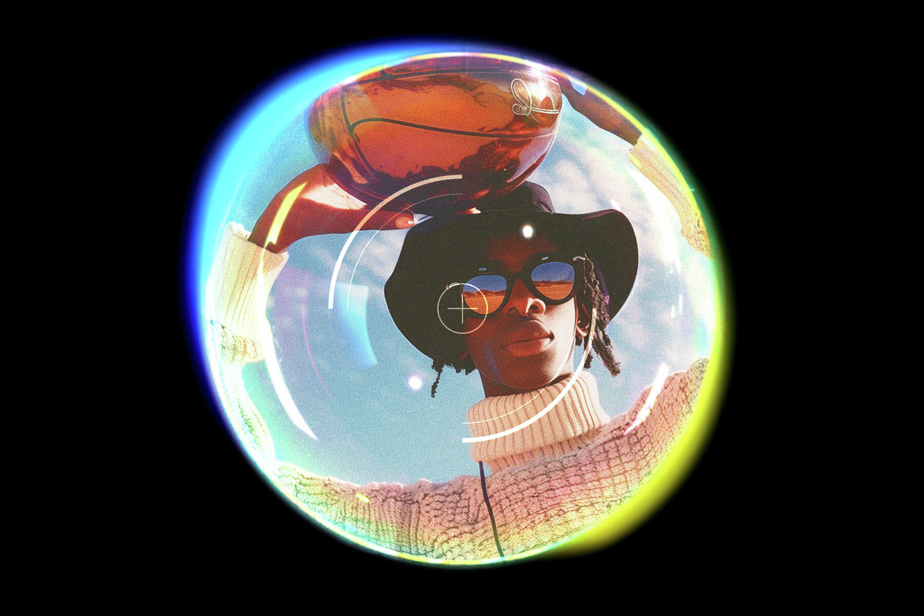 Shiny Fish Eye Photo Effect 5