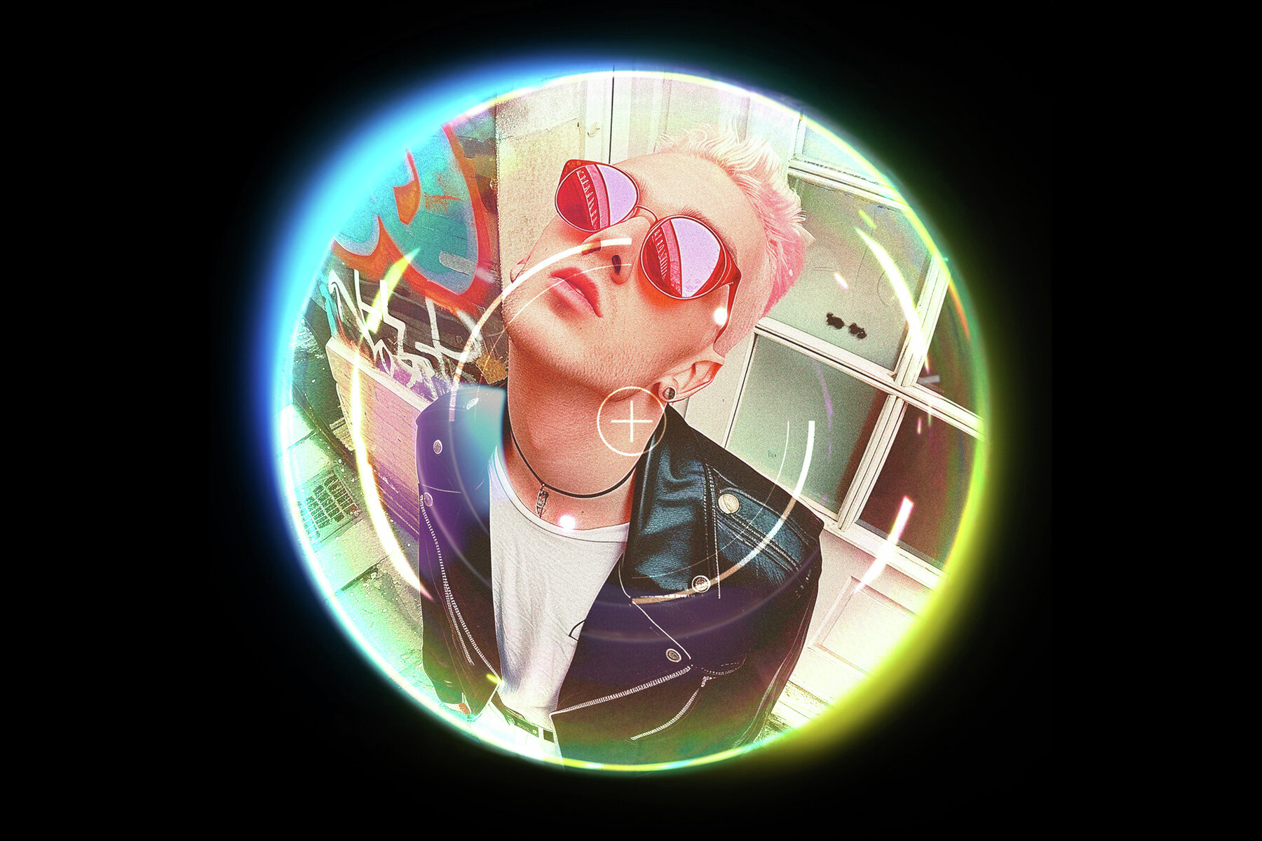 Shiny Fish Eye Photo Effect 7