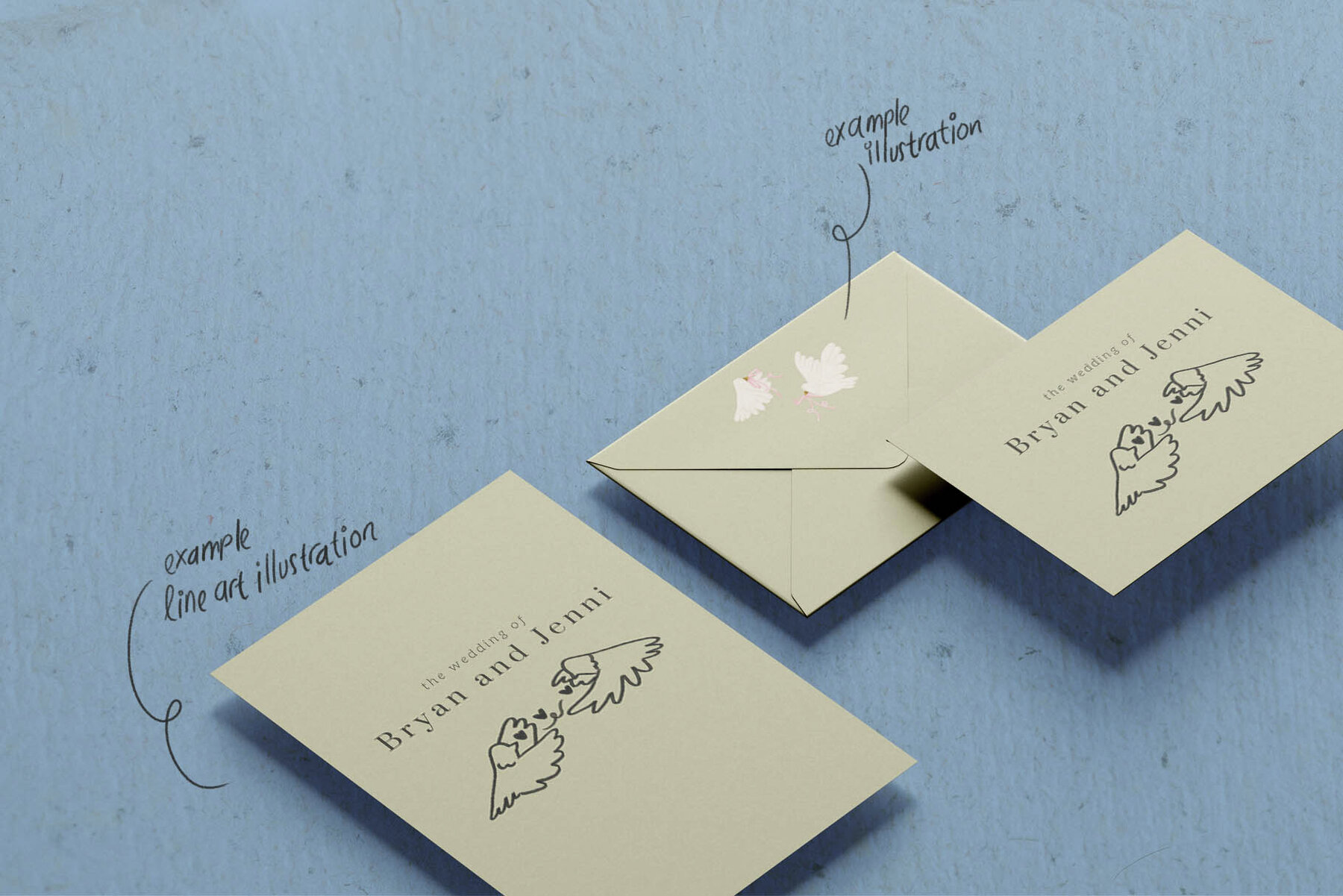 Dove Bird Illustration and Line Art 4