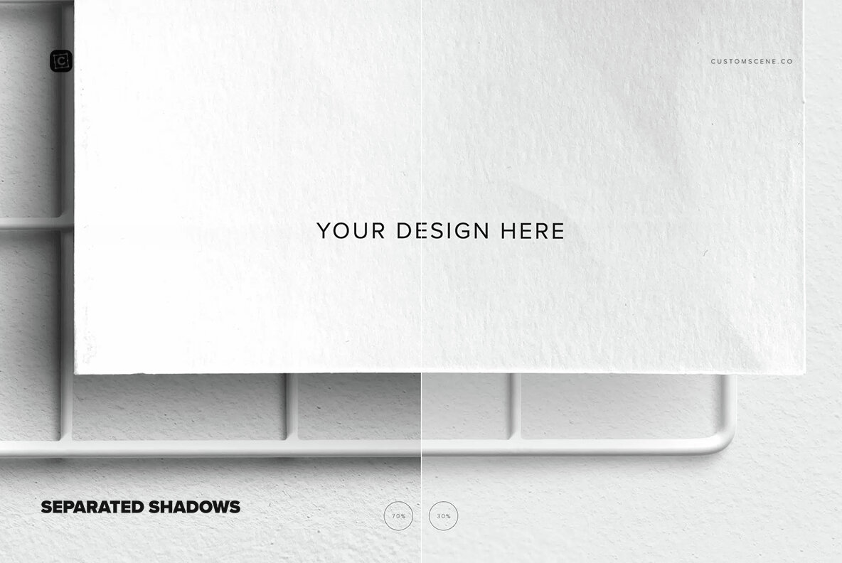 Photos Mockup On Wall Grid 8