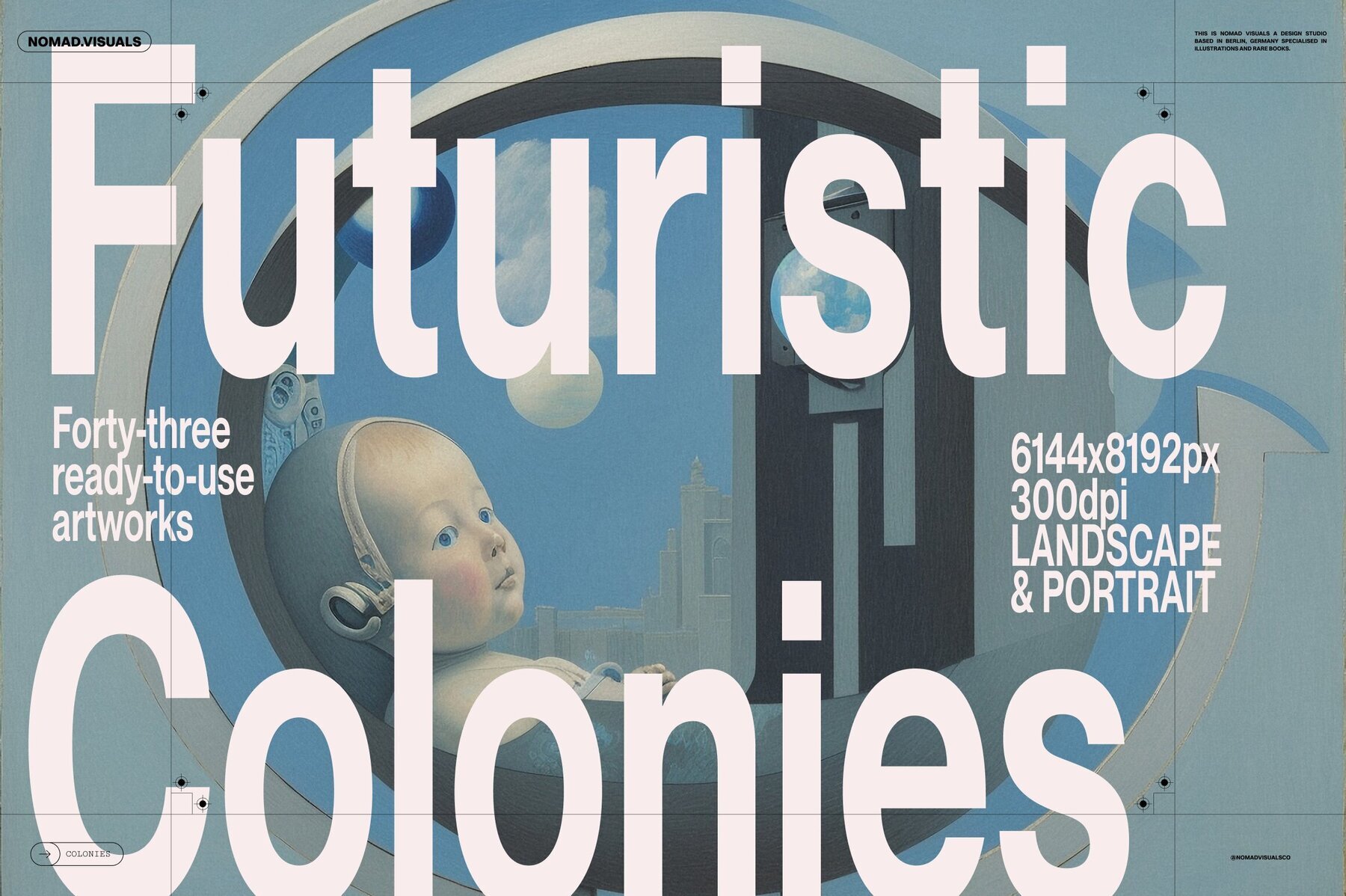 Futuristic Colonies Illustrations 1