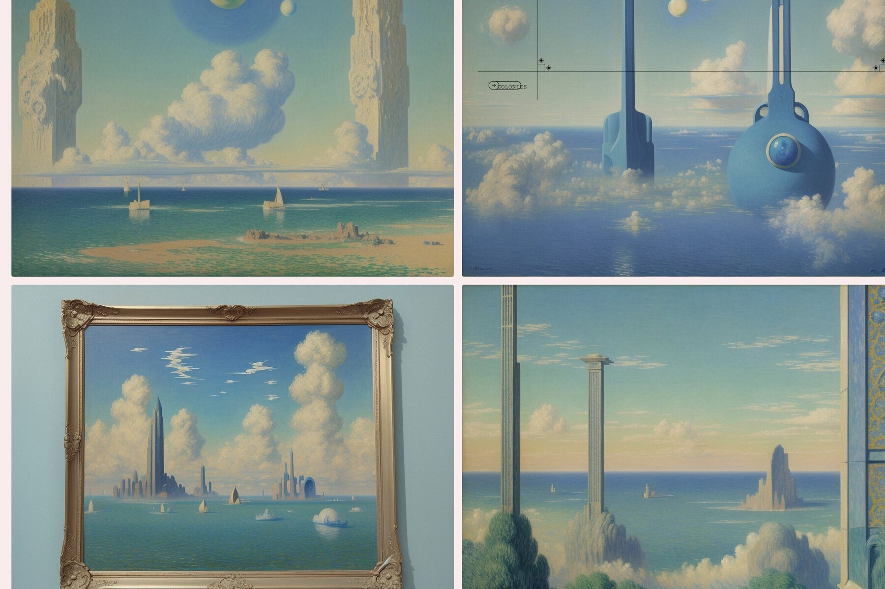 Futuristic Colonies Illustrations 2