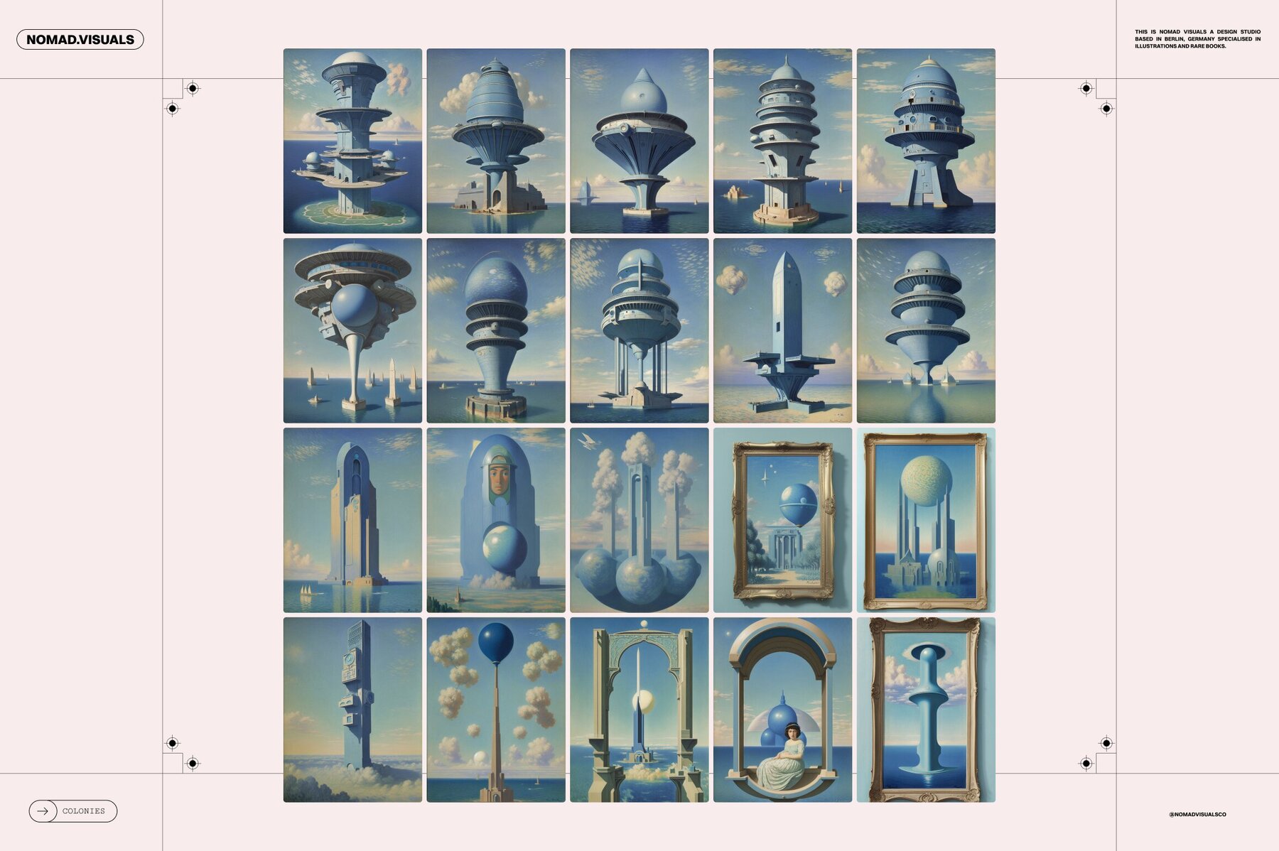 Futuristic Colonies Illustrations 15