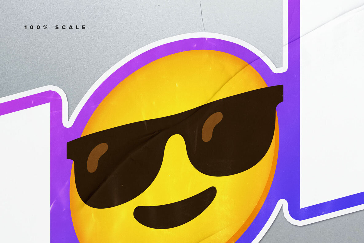 Realistic Vinyl Sticker Text Effects 3