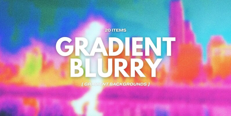 20 Aura Gradient Blurry Textures