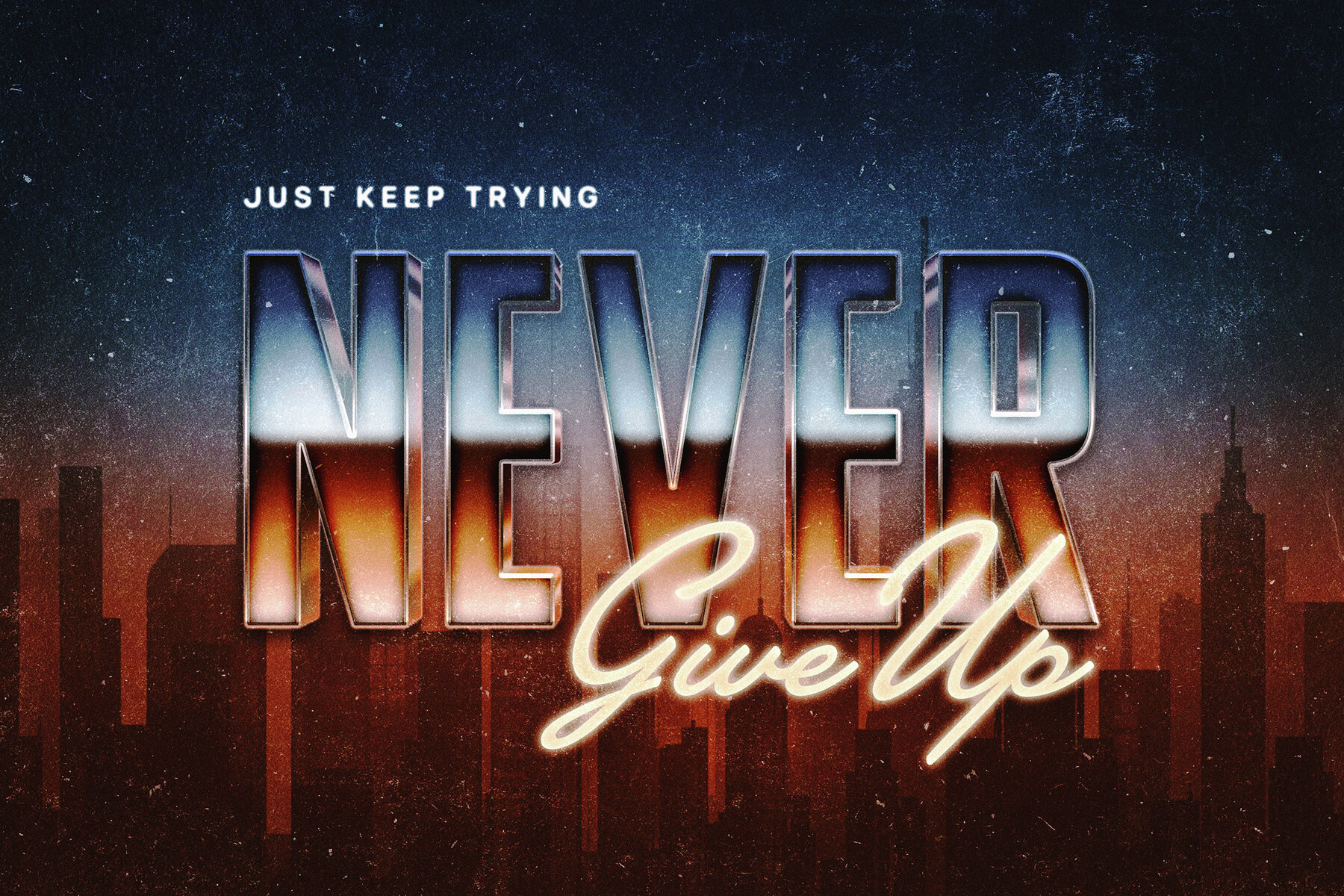 80s Text Effects Collection 13