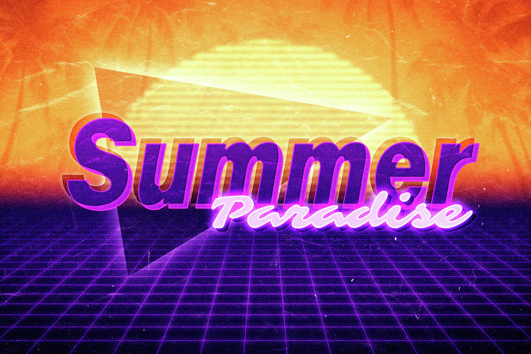 80s Text Effects Collection 14