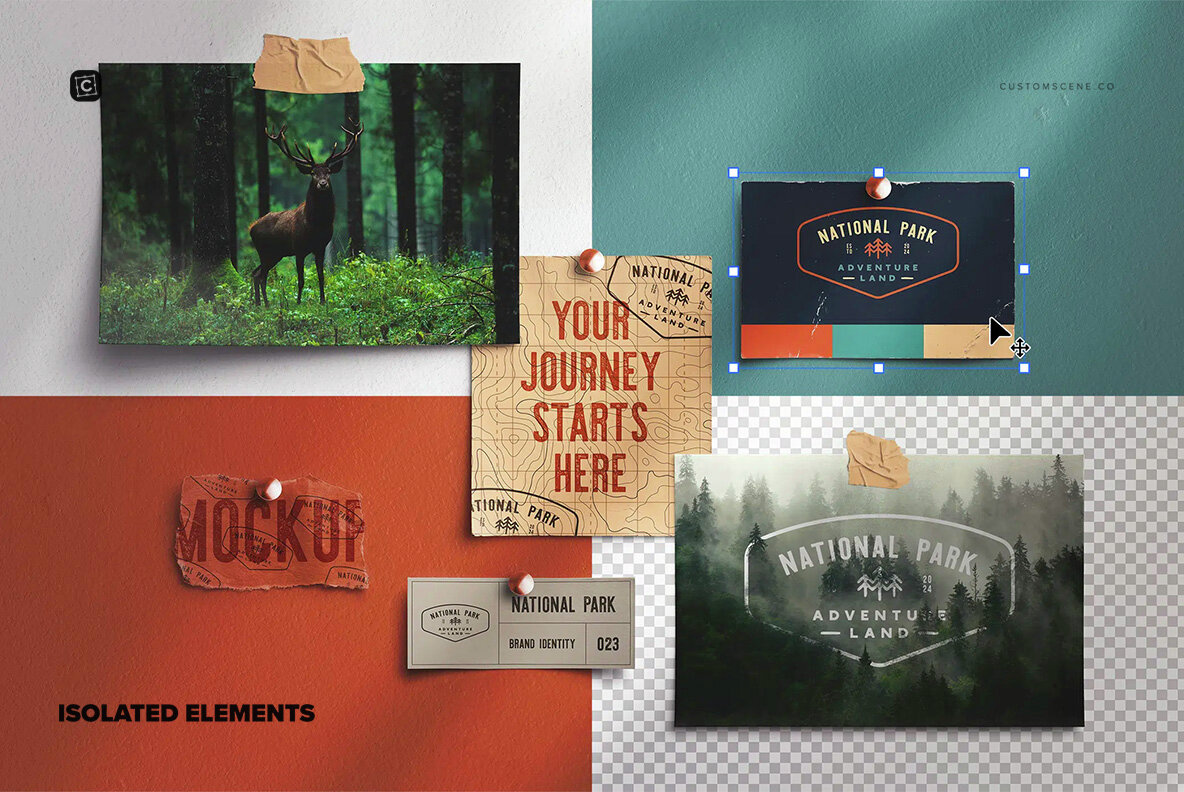 Scrapbook Collage Mockup 5