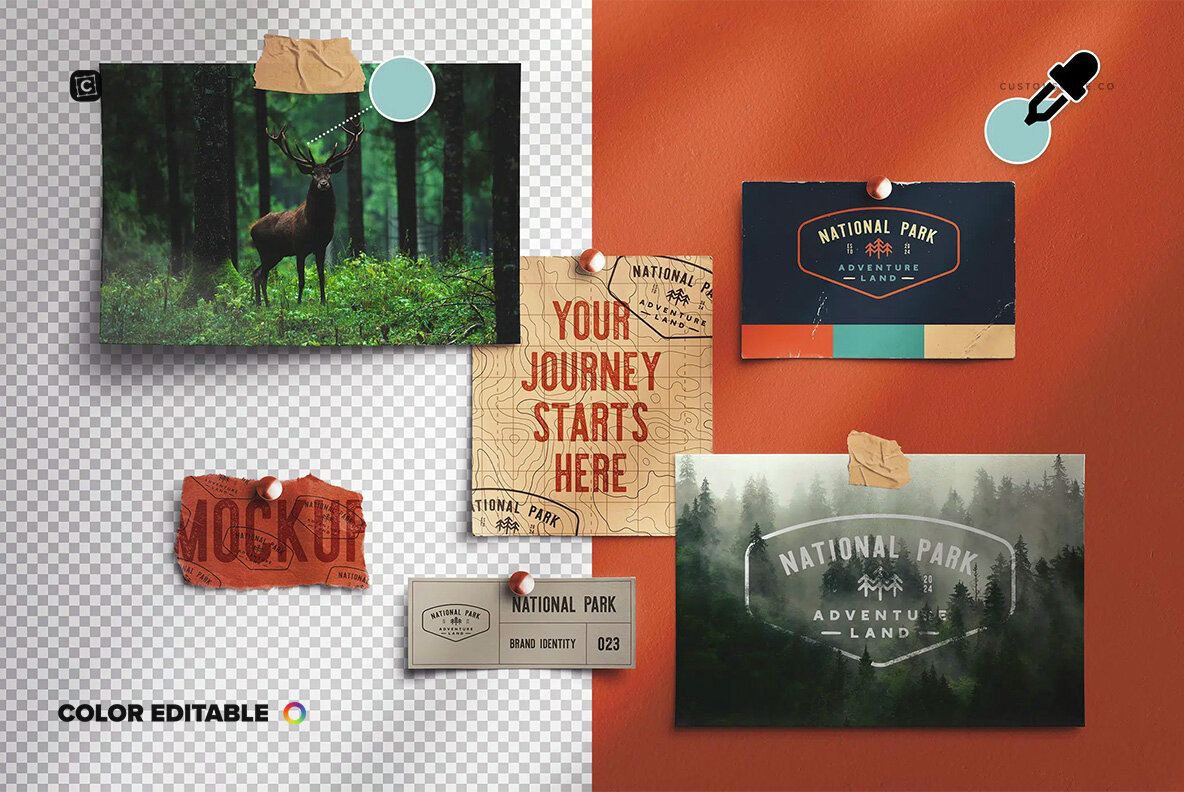 Scrapbook Collage Mockup 6