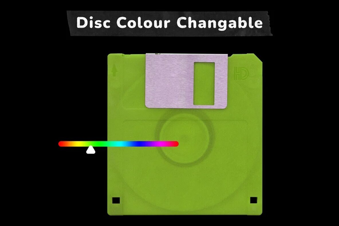 Floppy Disk Cover Mockup Pack 5