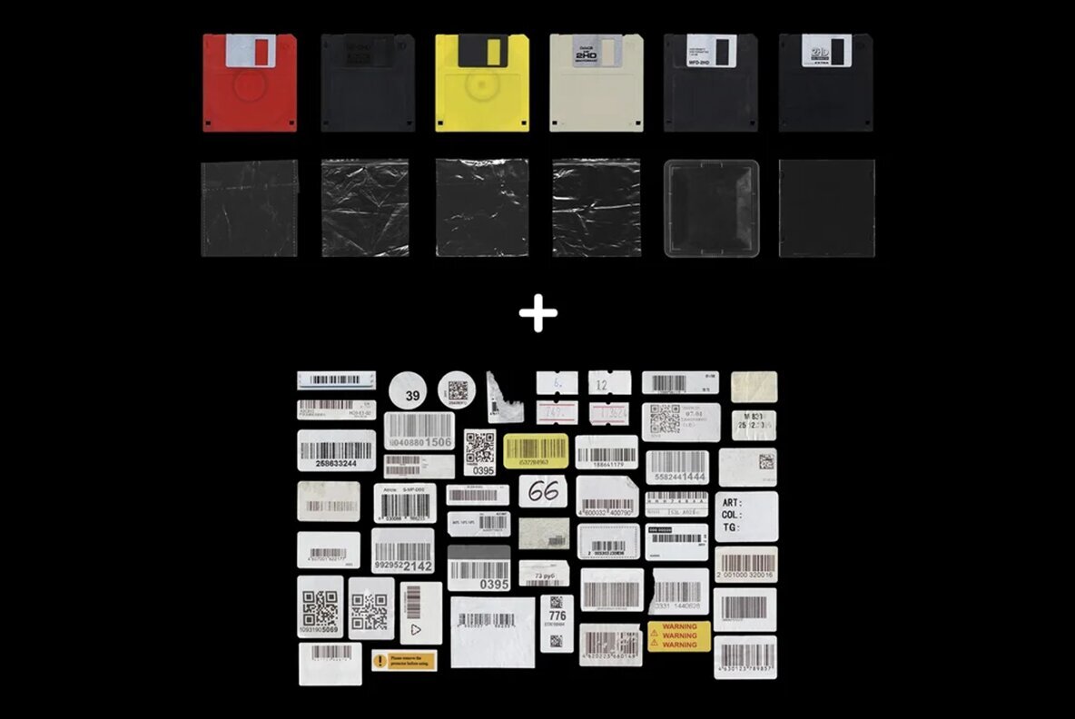 Floppy Disk Cover Mockup Pack 8