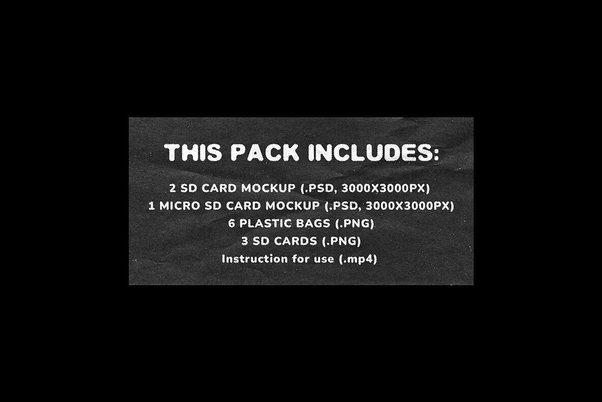 SD Card Mockup Pack 3