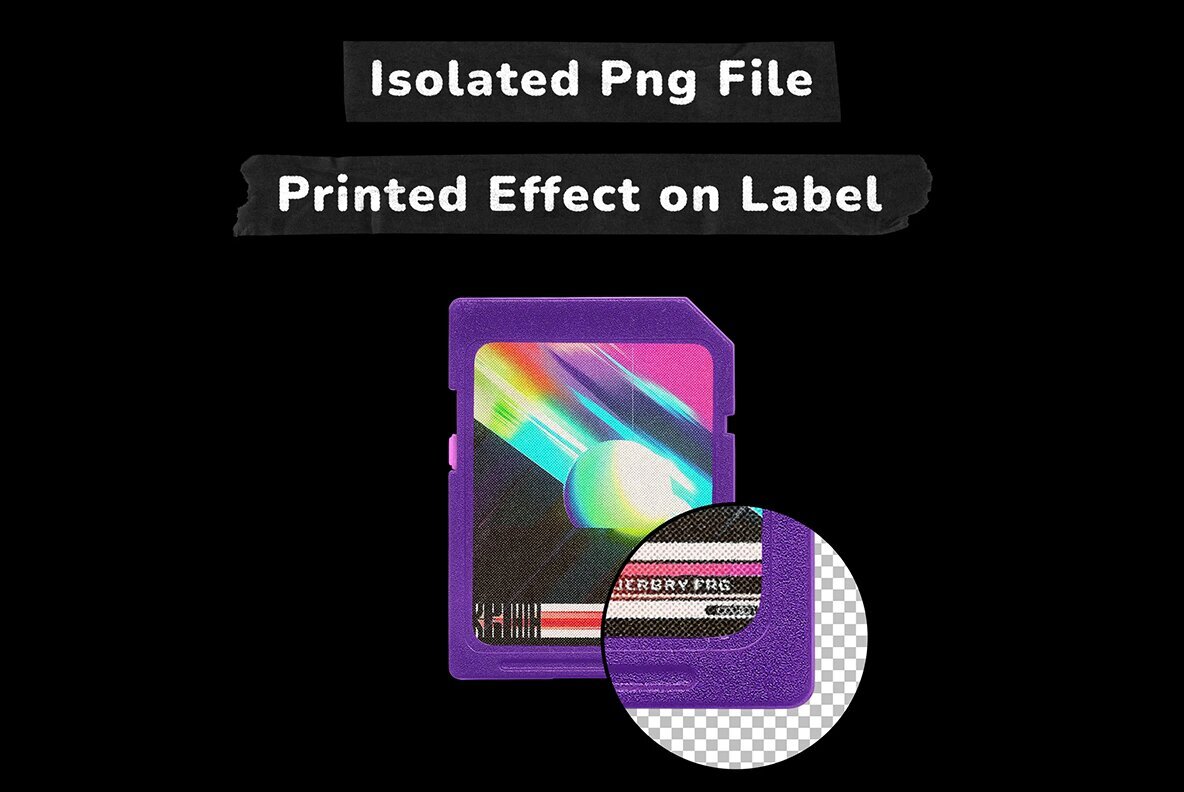 SD Card Mockup Pack 4