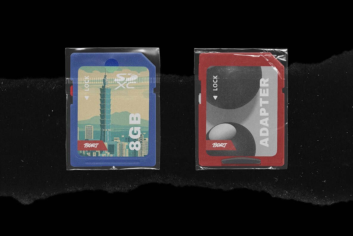 SD Card Mockup Pack 6