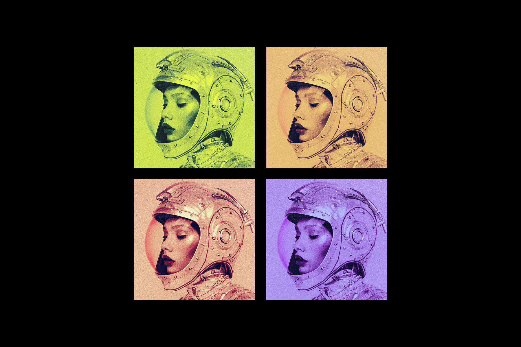 Retro Grainy Duotone Photo Effect 4