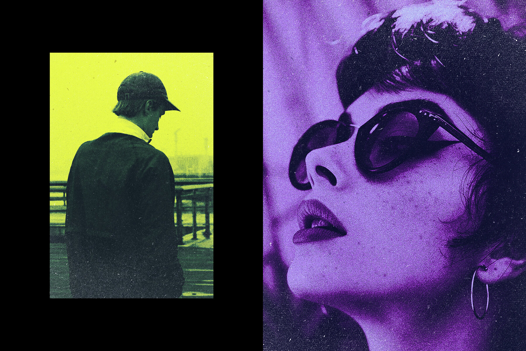 Retro Grainy Duotone Photo Effect 5