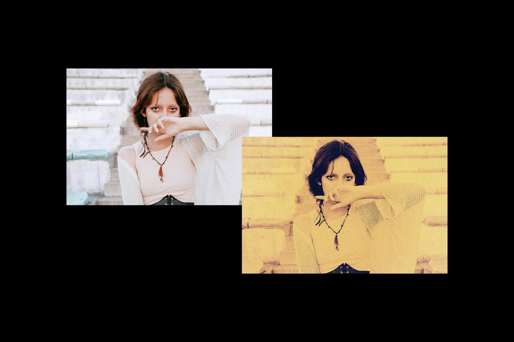 Retro Grainy Duotone Photo Effect 7