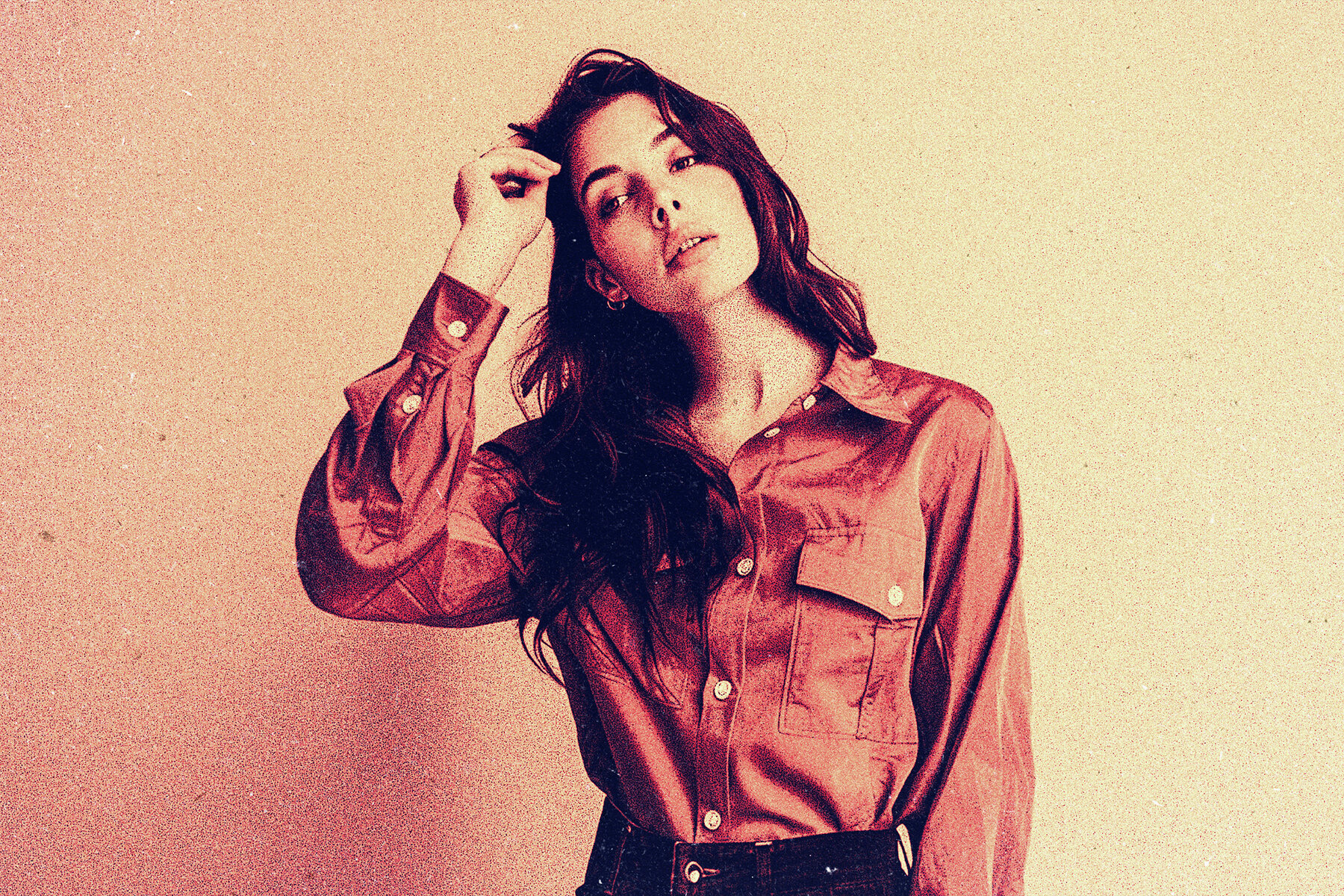 Retro Grainy Duotone Photo Effect 8