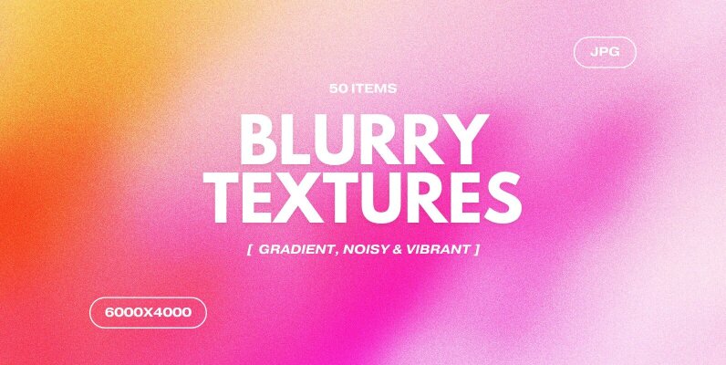 44 Blurry Gradient Textures