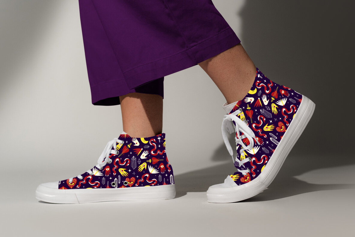 Magic Halloween seamless patterns pack 5