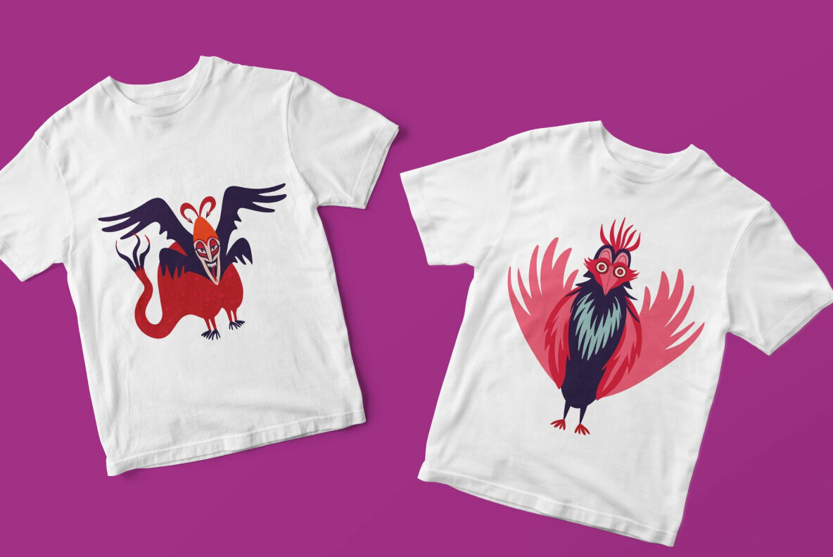 Halloween characters graphic bundle 2