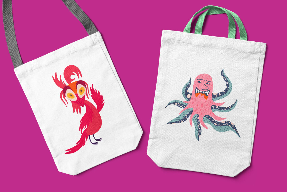 Halloween characters graphic bundle 4